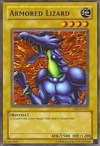 Armored Lizard - Dark Beginning 1 - YuGiOh card