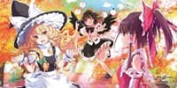 Bushiroad Rubber Mat (Horizontal) Touhou LostWord - Kiyoku Tadashii Karasutengu - Bushiroad Playmats - Playmats card