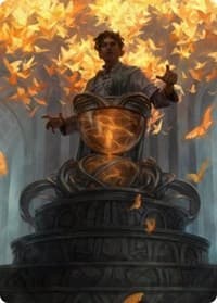 Introduction to Prophecy Art Card - Art Series: Strixhaven - Magic: The Gathering card