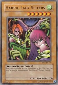 Harpie Lady Sisters - Dark Beginning 1 - YuGiOh card