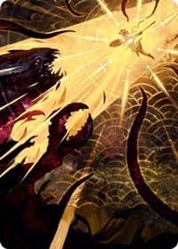 Defiant Strike Art Card - Art Series: Strixhaven - Magic: The Gathering card