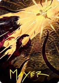 Defiant Strike Art Card (Gold-Stamped Signature) - Art Series: Strixhaven - Magic: The Gathering card