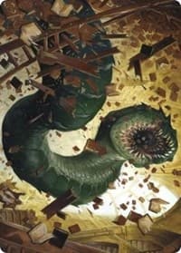 Bookwurm Art Card - Art Series: Strixhaven - Magic: The Gathering card