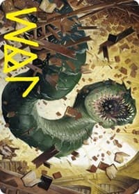 Bookwurm Art Card (Gold-Stamped Signature) - Art Series: Strixhaven - Magic: The Gathering card