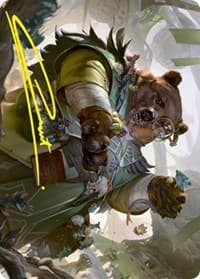 Professor of Zoomancy Art Card (Gold-Stamped Signature) - Art Series: Strixhaven - Magic: The Gathering card