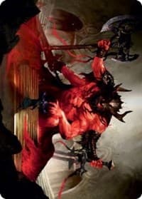 Awaken the Blood Avatar Art Card - Art Series: Strixhaven - Magic: The Gathering card