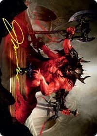 Awaken the Blood Avatar Art Card (Gold-Stamped Signature) - Art Series: Strixhaven - Magic: The Gathering card
