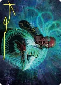 Biomathematician Art Card (Gold-Stamped Signature) - Art Series: Strixhaven - Magic: The Gathering card