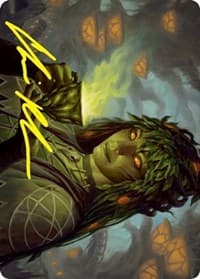Dina, Soul Steeper Art Card (Gold-Stamped Signature) - Art Series: Strixhaven - Magic: The Gathering card