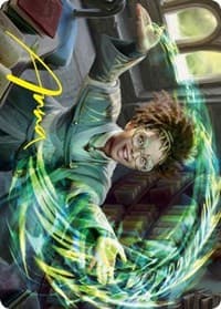 Eureka Moment Art Card (Gold-Stamped Signature) - Art Series: Strixhaven - Magic: The Gathering card