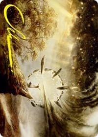 Harness Infinity Art Card (Gold-Stamped Signature) - Art Series: Strixhaven - Magic: The Gathering card