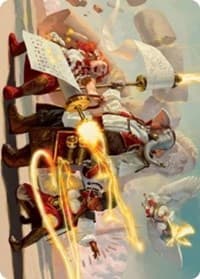 Lorehold Command Art Card - Art Series: Strixhaven - Magic: The Gathering card