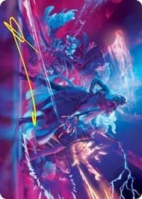 Prismari Command Art Card (Gold-Stamped Signature) - Art Series: Strixhaven - Magic: The Gathering card