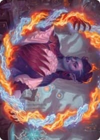 Rootha, Mercurial Artist Art Card - Art Series: Strixhaven - Magic: The Gathering card