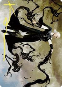 Shadewing Laureate Art Card (Gold-Stamped Signature) - Art Series: Strixhaven - Magic: The Gathering card