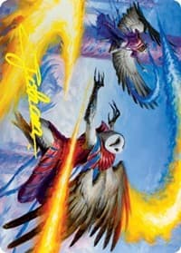 Teach by Example Art Card (Gold-Stamped Signature) - Art Series: Strixhaven - Magic: The Gathering card