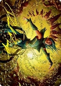 Dragonsguard Elite Art Card (16/81) (Gold-Stamped Signature) - Art Series: Strixhaven - Magic: The Gathering card