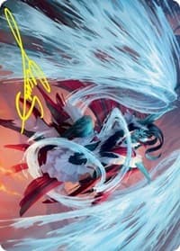 Torrent Sculptor Art Card (Gold-Stamped Signature) - Art Series: Strixhaven - Magic: The Gathering card