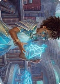 Zimone, Quandrix Prodigy Art Card - Art Series: Strixhaven - Magic: The Gathering card