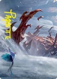 Island Art Card (Gold-Stamped Signature) - Art Series: Strixhaven - Magic: The Gathering card