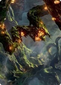 Forest Art Card - Art Series: Strixhaven - Magic: The Gathering card