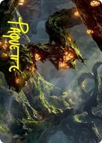 Forest Art Card (Gold-Stamped Signature) - Art Series: Strixhaven - Magic: The Gathering card