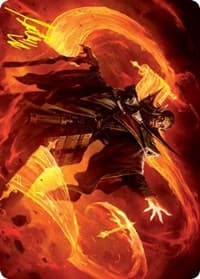 Plargg, Dean of Chaos Art Card (Gold-Stamped Signature) - Art Series: Strixhaven - Magic: The Gathering card