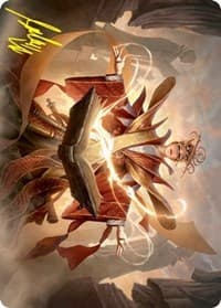 Augusta, Dean of Order Art Card (Gold-Stamped Signature) - Art Series: Strixhaven - Magic: The Gathering card