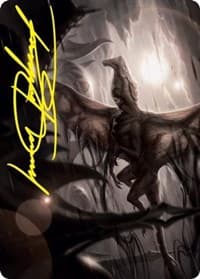 Shadrix Silverquill Art Card (Gold-Stamped Signature) - Art Series: Strixhaven - Magic: The Gathering card