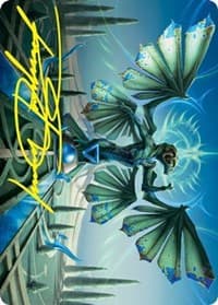 Tanazir Quandrix Art Card (Gold-Stamped Signature) - Art Series: Strixhaven - Magic: The Gathering card