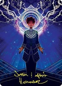 Brainstorm Art Card (Gold-Stamped Signature) - Art Series: Strixhaven - Magic: The Gathering card