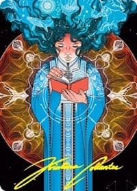 Memory Lapse Art Card (Gold-Stamped Signature) - Art Series: Strixhaven - Magic: The Gathering card