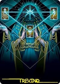 Strategic Planning Art Card (Gold-Stamped Signature) - Art Series: Strixhaven - Magic: The Gathering card