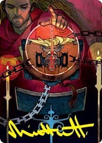 Sign in Blood Art Card (Gold-Stamped Signature) - Art Series: Strixhaven - Magic: The Gathering card