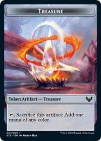 Treasure Token - Strixhaven: School of Mages - Magic: The Gathering card