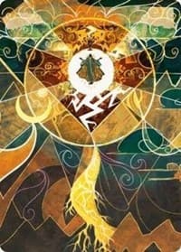 Lightning Bolt Art Card - Art Series: Strixhaven - Magic: The Gathering card