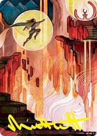 Thrill of Possibility Art Card (Gold-Stamped Signature) - Art Series: Strixhaven - Magic: The Gathering card