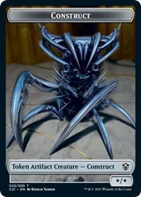Construct (022) // Treasure Double-Sided Token - Commander 2021 - Magic: The Gathering card