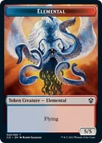 Elemental (020) // Copy Double-Sided Token - Commander 2021 - Magic: The Gathering card