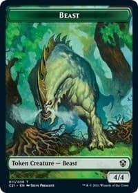 Beast (011) // Insect Double-Sided Token - Commander 2021 - Magic: The Gathering card