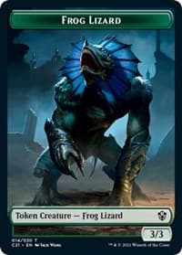 Frog Lizard // Elephant Double-Sided Token - Commander 2021 - Magic: The Gathering card