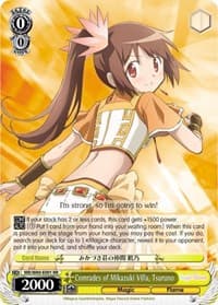 Comrades of Mikazuki Villa, Tsuruno - Magia Record: Puella Magi Madoka Magica [Side Story] (Anime) - Weiss Schwarz card