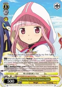 Pursuing the Truth of Rumors, Iroha (SR) - Magia Record: Puella Magi Madoka Magica [Side Story] (Anime) - Weiss Schwarz card