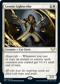 Leonin Lightscribe - Prerelease Cards - Magic: The Gathering card