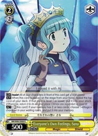 Everyone's Own Feelings, Sana - Magia Record: Puella Magi Madoka Magica [Side Story] (Anime) - Weiss Schwarz card