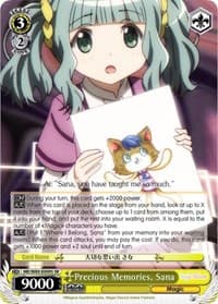 Precious Memories, Sana (SR) - Magia Record: Puella Magi Madoka Magica [Side Story] (Anime) - Weiss Schwarz card