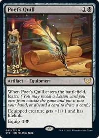 Poet's Quill - Prerelease Cards - Magic: The Gathering card