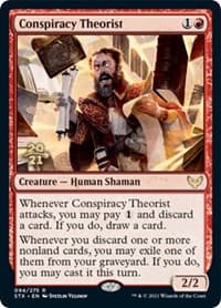 Conspiracy Theorist - Prerelease Cards - Magic: The Gathering card