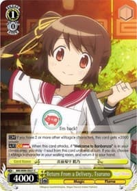 Return From a Delivery, Tsuruno - Magia Record: Puella Magi Madoka Magica [Side Story] (Anime) - Weiss Schwarz card