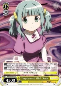 Imprisoned Girl, Sana - Magia Record: Puella Magi Madoka Magica [Side Story] (Anime) - Weiss Schwarz card